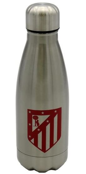 ATLETICO MADRID BOTELLA ACERO 550 ML PLATA